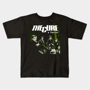 Green A Forest Rock Band Kids T-Shirt